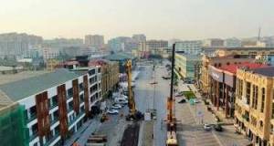 Bakının mərkəzinə yeni yol salınır - FOTO Xəbər şəkili