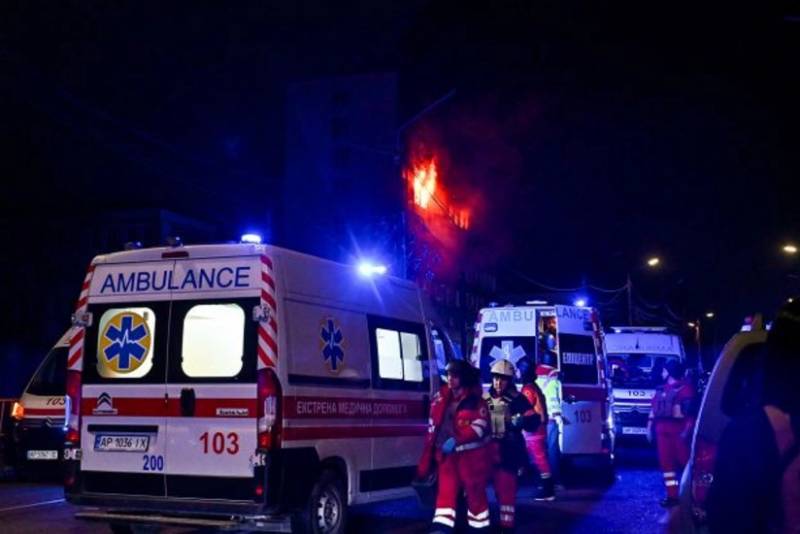 Kiyevdə Rusiya dronlarının hücumu nəticəsində azı 26 nəfər yaralanıb