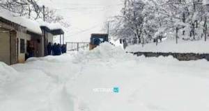 Bu ərazilərə güclü qar yağdı, yollar bağlandı - FOTO