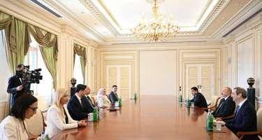 İlham Əliyev Afrim Qaşini qəbul etdi -FOTO