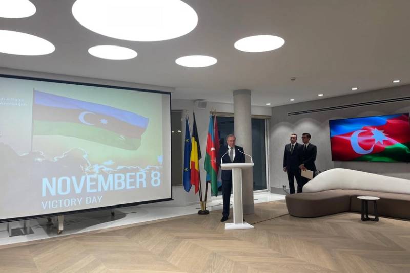 Belçikada Zəfər Günü qeyd olunub