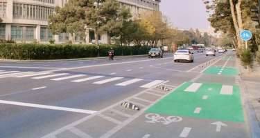 yeni piyada keçidi istifadəyə verildi