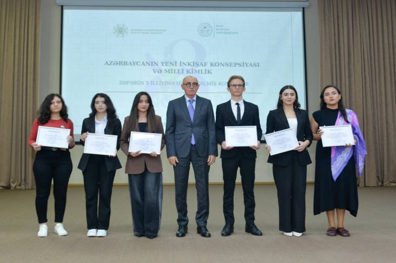 Firudin Qurbanov “Azərbaycanın Yeni İnkişaf Konsepsiyası və Milli Kimlik" adlı konfransda iştirak edib