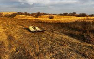 Qəzaya uğrayan təyyarənin ilkFOTOLARI