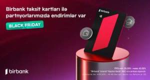 “Black Friday”də Birbank taksit kartları ilə 70%-dək endirimlə alın Xəbər şəkili