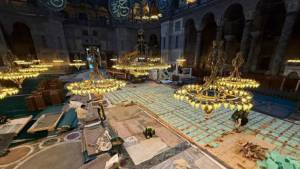 Ayasofyaya Yük Maşını Girdiyi İddiaları: Rəsmilər Tədbirləri Fotoşəkillərlə Necə Açıqladı? Xəbər şəkili