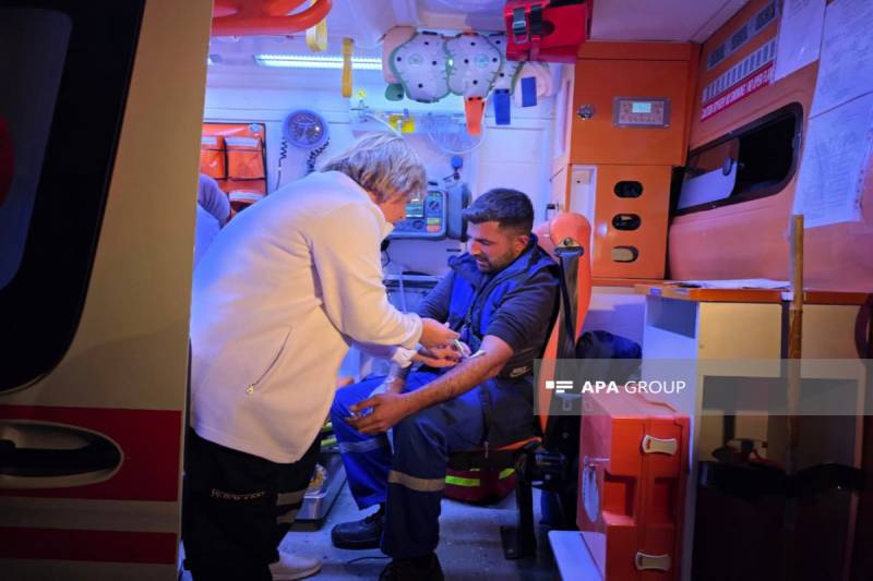 Naxçıvanda yanacaqdoldurma məntəqəsində yanğın söndürülüb - FOTO - YENİLƏNİB-1 - VİDEO