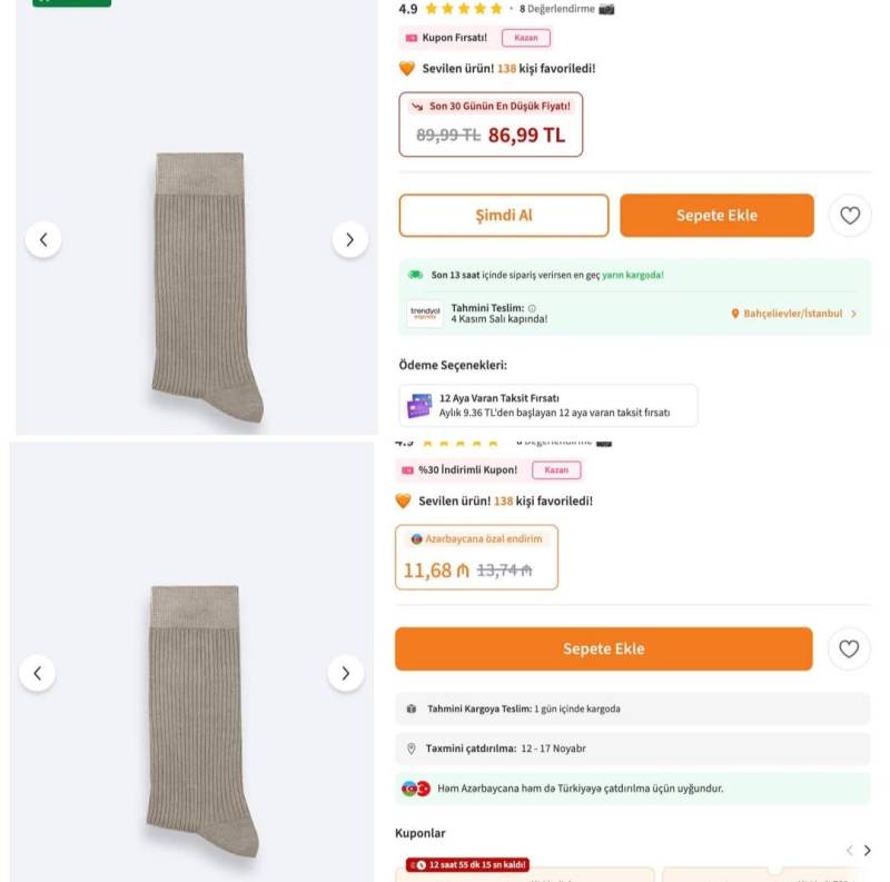 "Trendyol"da qiymətlər artdı - Narazılıq var