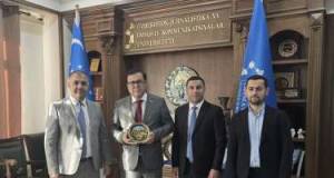 Azərbaycanlı jurnalistlər Özbəkistanda görüşlər keçirdi Xəbər şəkili