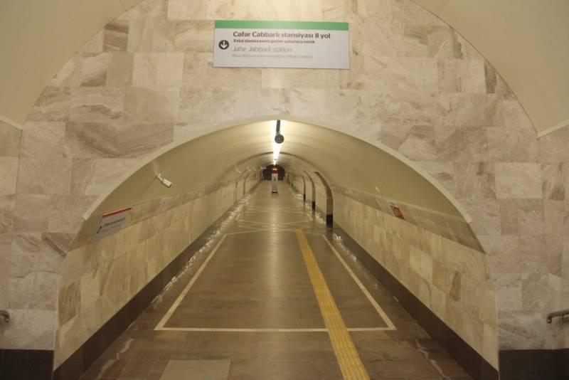 "Cəfər Cabbarlı" metrostansiyasına bitişik yeraltı keçiddə tüstülənmə olub