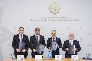 Azərbaycanla BƏT arasında “2025-2029-cu illər üçün Layiqli Əmək üzrə Ölkə Proqramı” imzalanıb (FOTO)