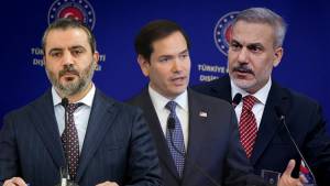 Ağ Evdə ABŞ, Türkiyə və Suriya Xarici İşlər Nazirlərinin Üçtərəfli Zirvəsi Xəbər şəkili