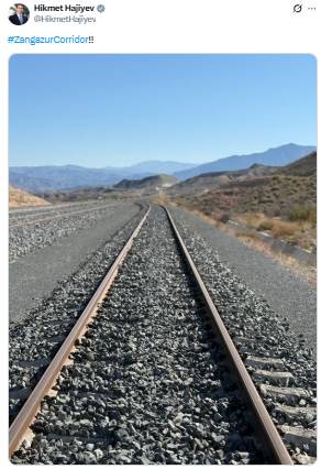 Zəngəzur dəhlizindən ilk görüntülər - FOTO