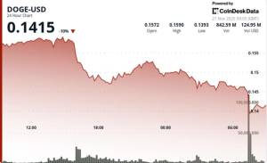 DOGE Qrafiki Çoxsəviyyəli Dəstək Səviyyələrini Qırdıqdan Sonra Tamamilə Düşüşə Keçdi
