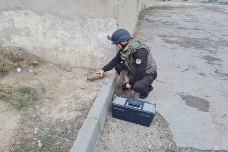 Sumqayıtda sursat tapılıb - VİDEO