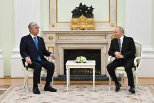 Tokayev və Putin arasında qeyri-rəsmi görüş iki saat yarımdan çox davam edib