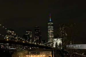 Nyu-York göydələnləri Azərbaycan bayrağı ilə işıqlandırılıb Xəbər şəkili