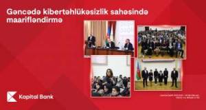 "Kapital Bank" Gəncədə kibertəhlükəsizlik mövzusunda təlimlər keçirdi