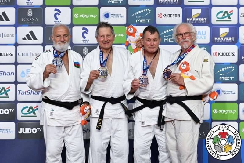 Azərbaycanın veteran cüdoçuları dünya çempionatını 6 medalla tamamlayıblar