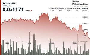 BONK Tokeninin Qiyməti 4% Ucuzlaşdı - Dəstək Səviyyəsinin Qırılması Texniki Zəifliyi Artırdı Xəbər şəkili