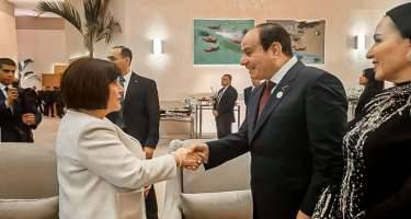 Spiker Böyük Misir Muzeyinin açılış mərasimində iştirak etdi