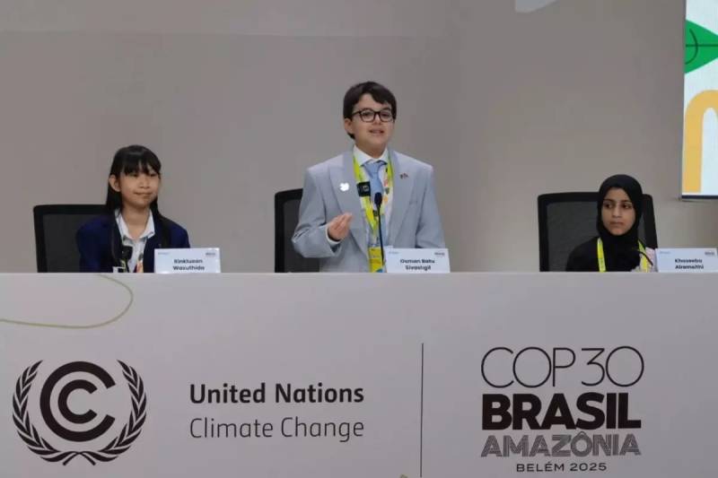 Türkiyənin 12 Yaşlı Təmsilçisi Osman Batu Sivaslıgil BMT-nin COP30 İqlim Sammitində Çıxış Etdi Xəbər şəkili