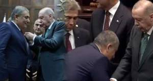 56 yaşlı bələdiyyə sədri Ərdoğanın əlini öpmək istədi