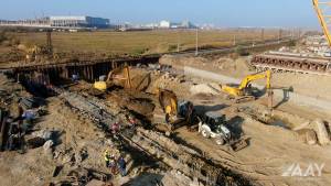 Pirşağı–Novxanı–Xırdalan–M4 avtomobil yolu layihəsi üzrə daha bir tunelin tikintisinə başlanılıb Xəbər şəkili