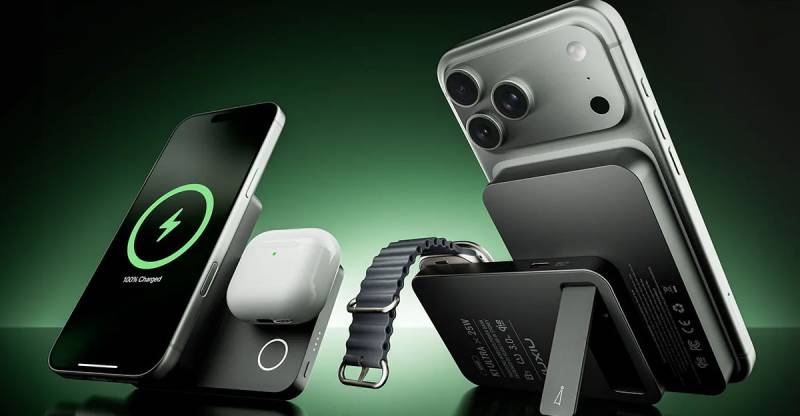 Kuxiu K1 Ultra enerji bankı 25 Vt sürətli Qi2.2 şarj dəstəyi ilə təqdim edildi