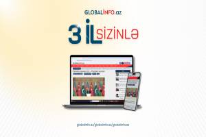 “Globalinfo”nun fəaliyyətə başlamasından 3 il ötür Xəbər şəkili