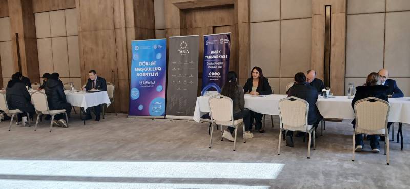 Ağdamda növbəti əmək yarmarkası təşkil edilib (FOTO)