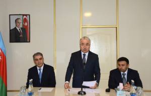 Göyçayın yeni icra başçısı kollektivə təqdim olunub (FOTO)