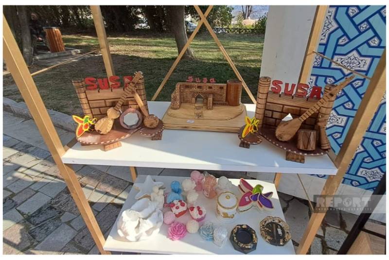 Şuşa sakinlərinin əl işlərindən ibarət sərgi təşkil olunub