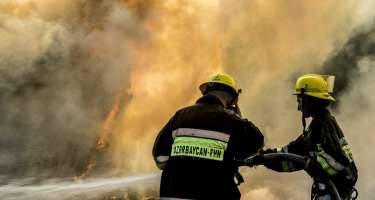 Yaşayış binasında yanğın oldu