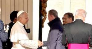 Ceyhun Bayramov Roma Papası ilə görüşdü Xəbər şəkili