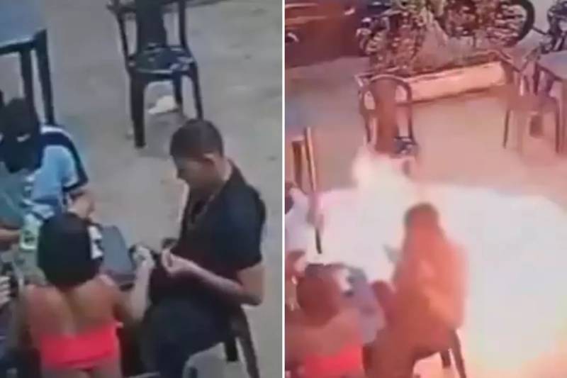 Braziliyada Yanğın Təhlükəsi: Benzindoldurma Məntəqəsində Restoran Kibritin Atılması Səbəbindən Alovlandı Xəbər şəkili