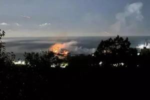 KİV: Ukrayna Rusiyanın neft terminalına zərbə endirib Xəbər şəkili