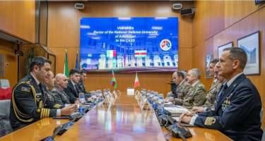 Azərbaycanla İtaliya hərbi təhsil sahəsinə dair müzakirə apardı