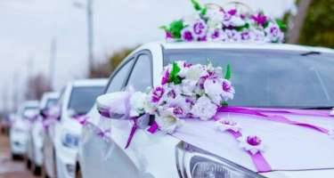 Toy karvanı avtomobillərin hərəkətini iflic etdi -VİDEO