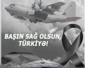 Azərbaycan Ombudsmanı Türkiyənin C-130 təyyarəsinin qəzaya uğraması ilə bağlı başsağlığı verib