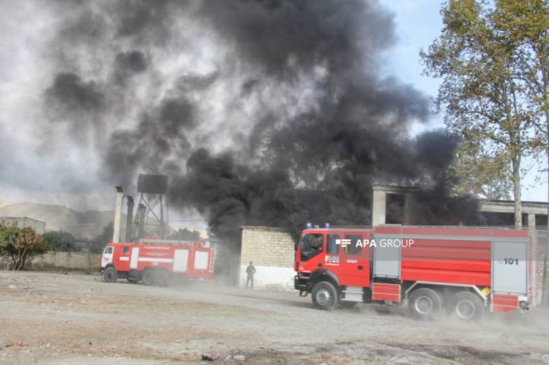 Ağstafada ev yanıb