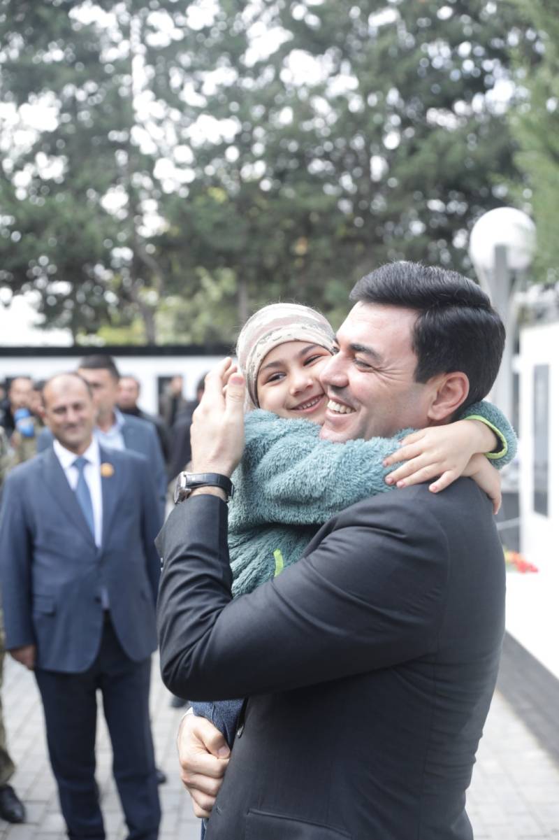 Xaçmaz rayonunda Şanlı Zəfərimizin beşinci ildönümü qeyd edilib