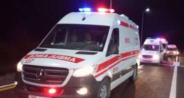 ​Lənkəranda işıq şalbanı avtomobilin üzərinə aşdı