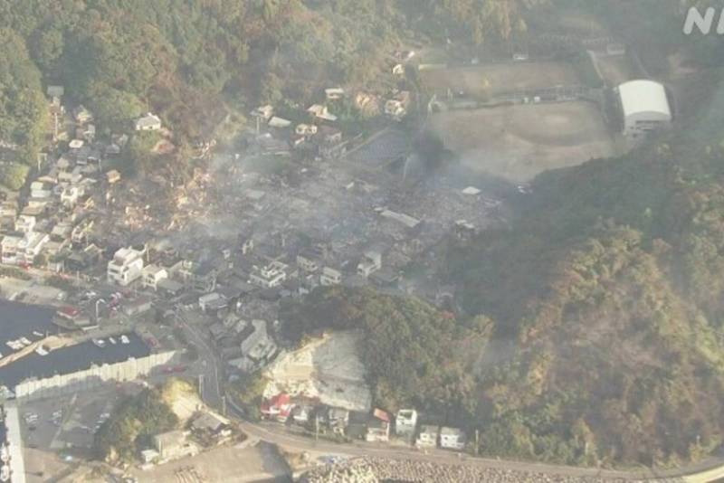 Yaponiyada iri miqyaslı yanğın zamanı 170 ev məhv olub