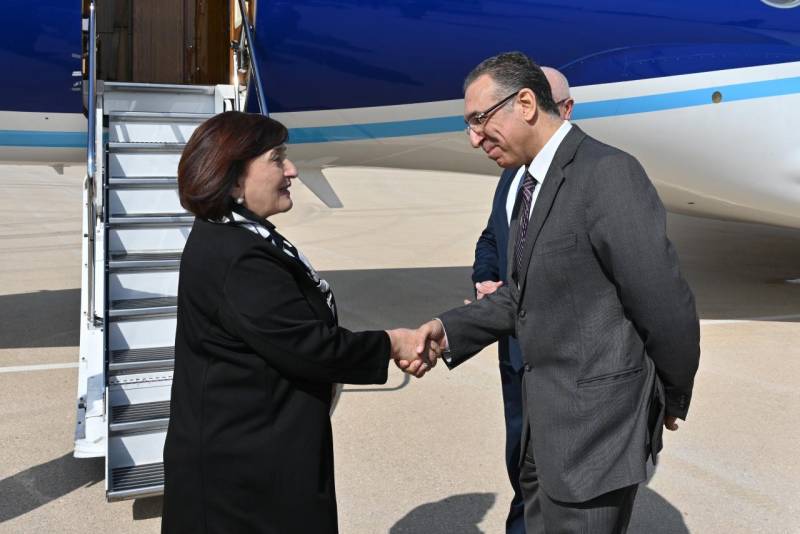 Milli Məclisin sədri Sahibə Qafarova Misirə səfər edib (FOTO)