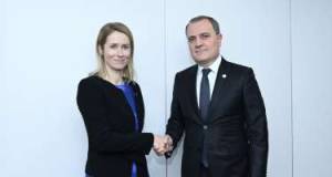 Ceyhun Bayramov Kaya Kallas ilə görüşdü