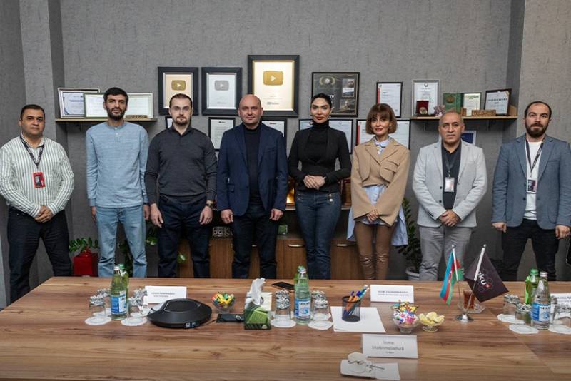 Gürcüstanın Host TV telekanalının nümayəndə heyəti Baku TV-nin qonağı olub