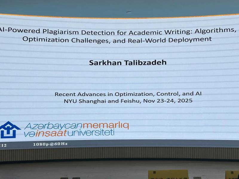 AzMİU nümayəndəsi Nyu-York Universitetində keçirilən beynəlxalq tədbirdə məruzə ilə çıxış edib (FOTO)