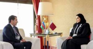 Hikmət Hacıyev Qətərin dövlət naziri ilə görüşdü