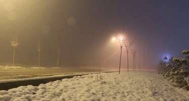 Bu ərazilərdə qar yağmağa başladı - VİDEO